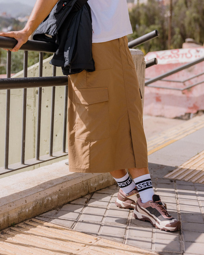 Avian Cargo Ripstop Skirt - Caramel Brown